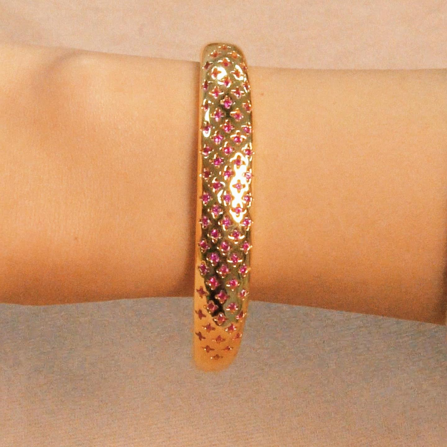 四叶草黑锆可开口手镯